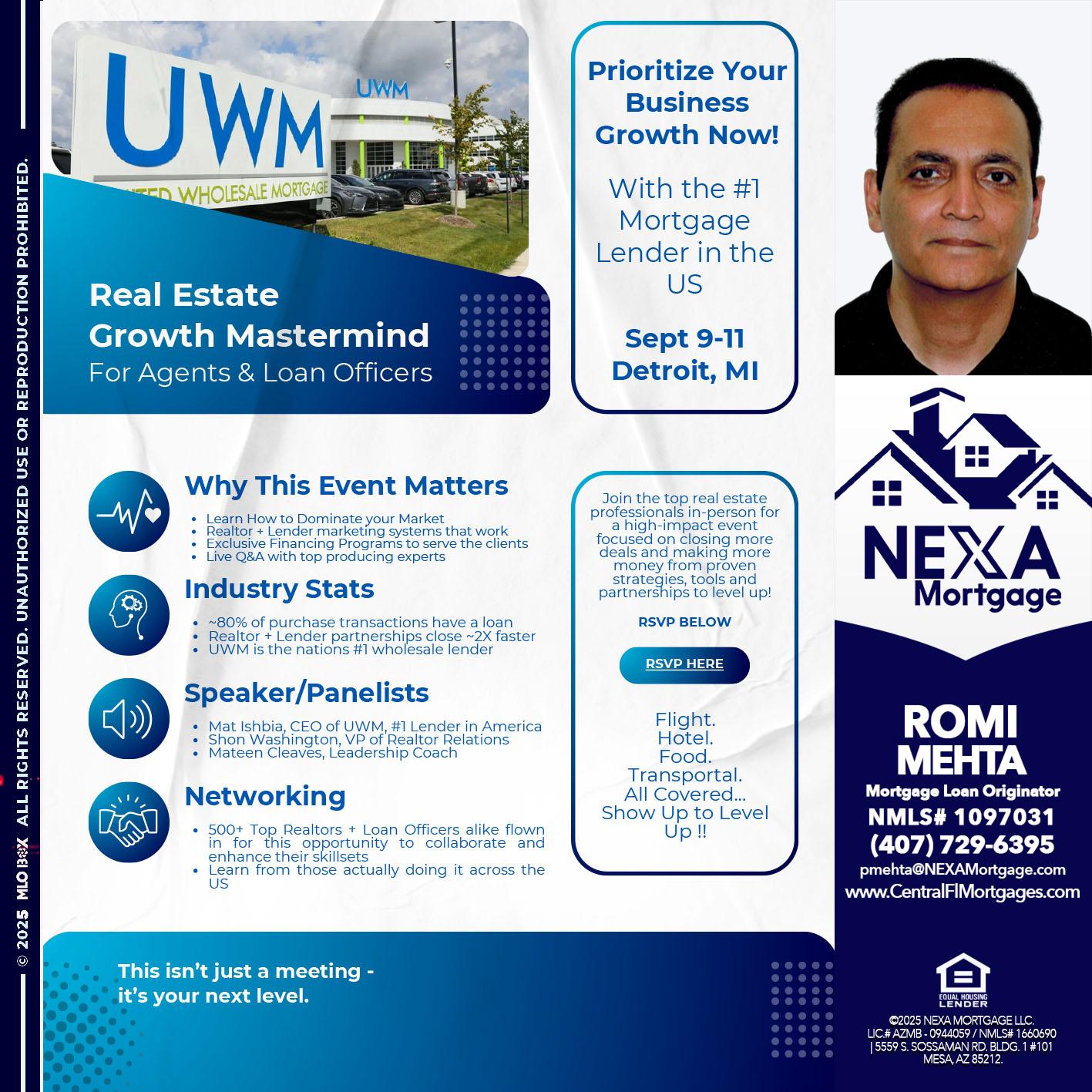 DETROIT TRIP - Romi Mehta -Mortgage Loan Originator