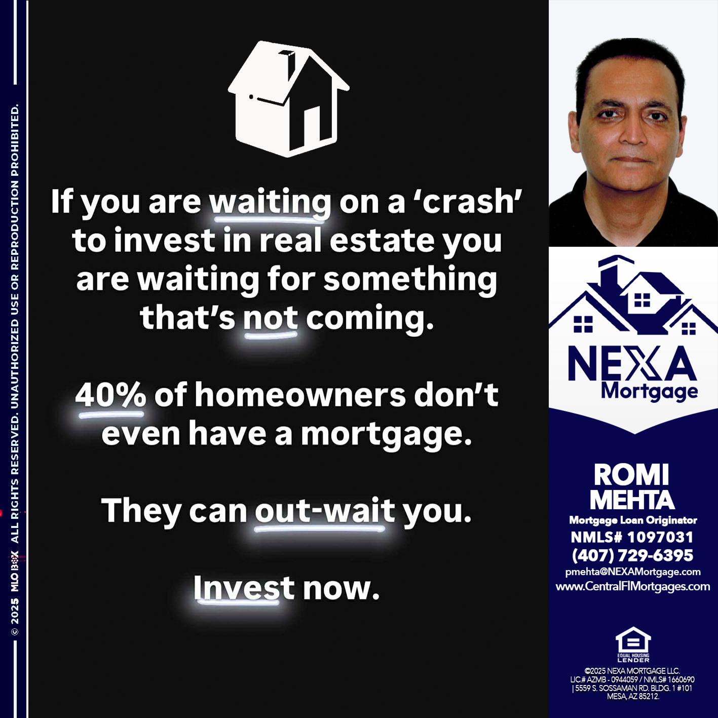 IF YOU ARE WAITING - Romi Mehta -Mortgage Loan Originator