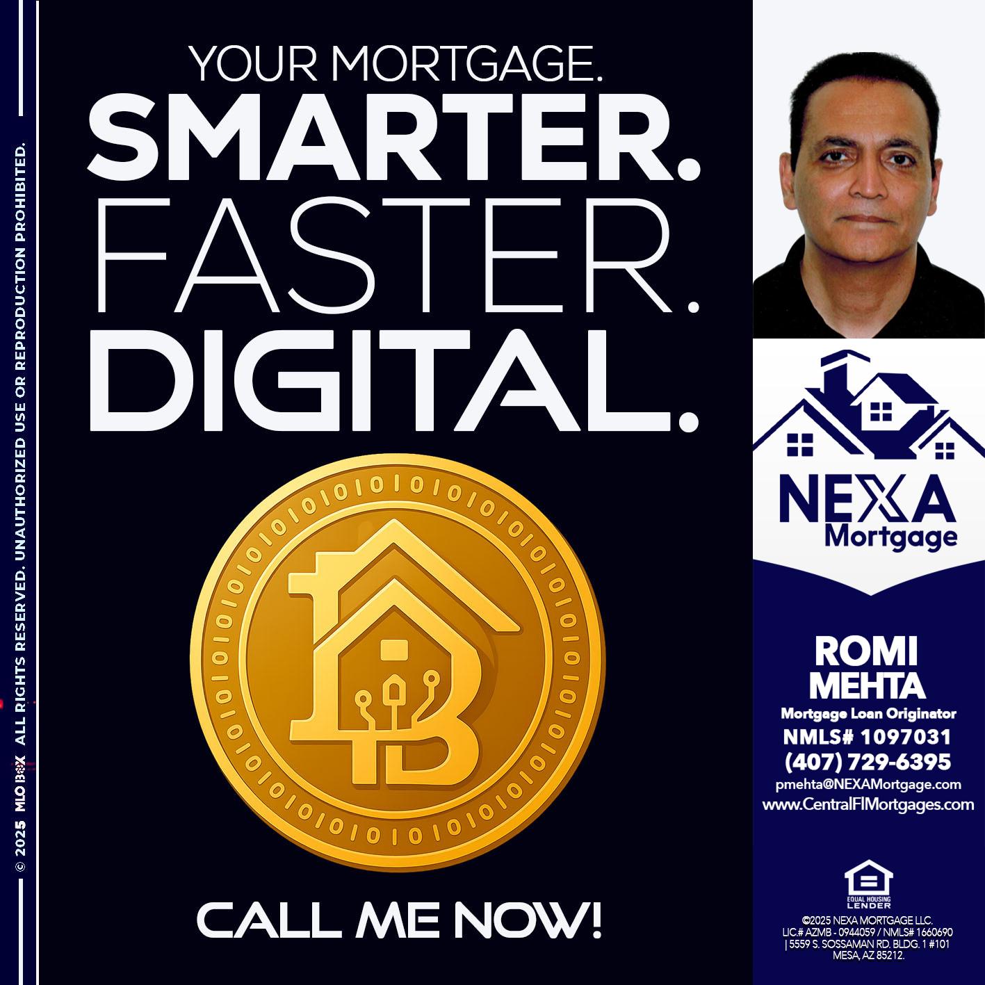 YOUR MORTGAGE - Romi Mehta -Mortgage Loan Originator