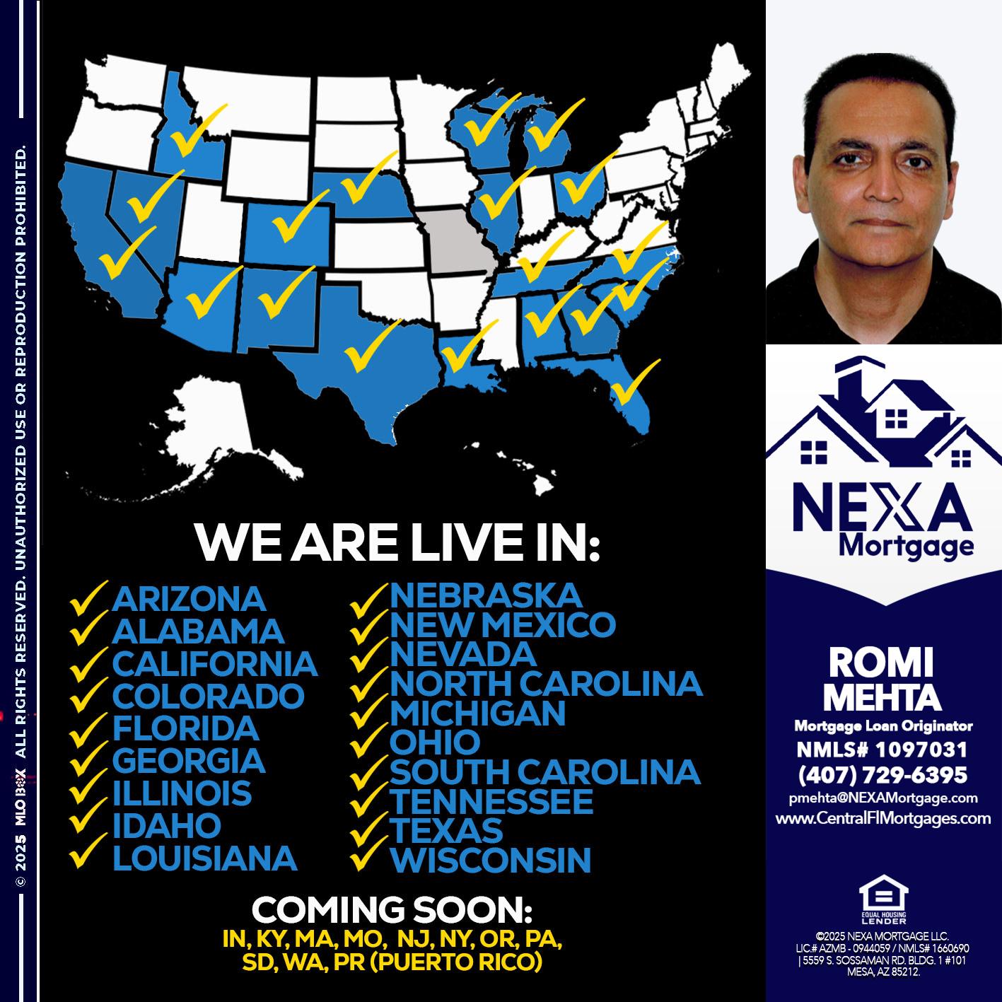 New Mexico live - Romi Mehta -Mortgage Loan Originator
