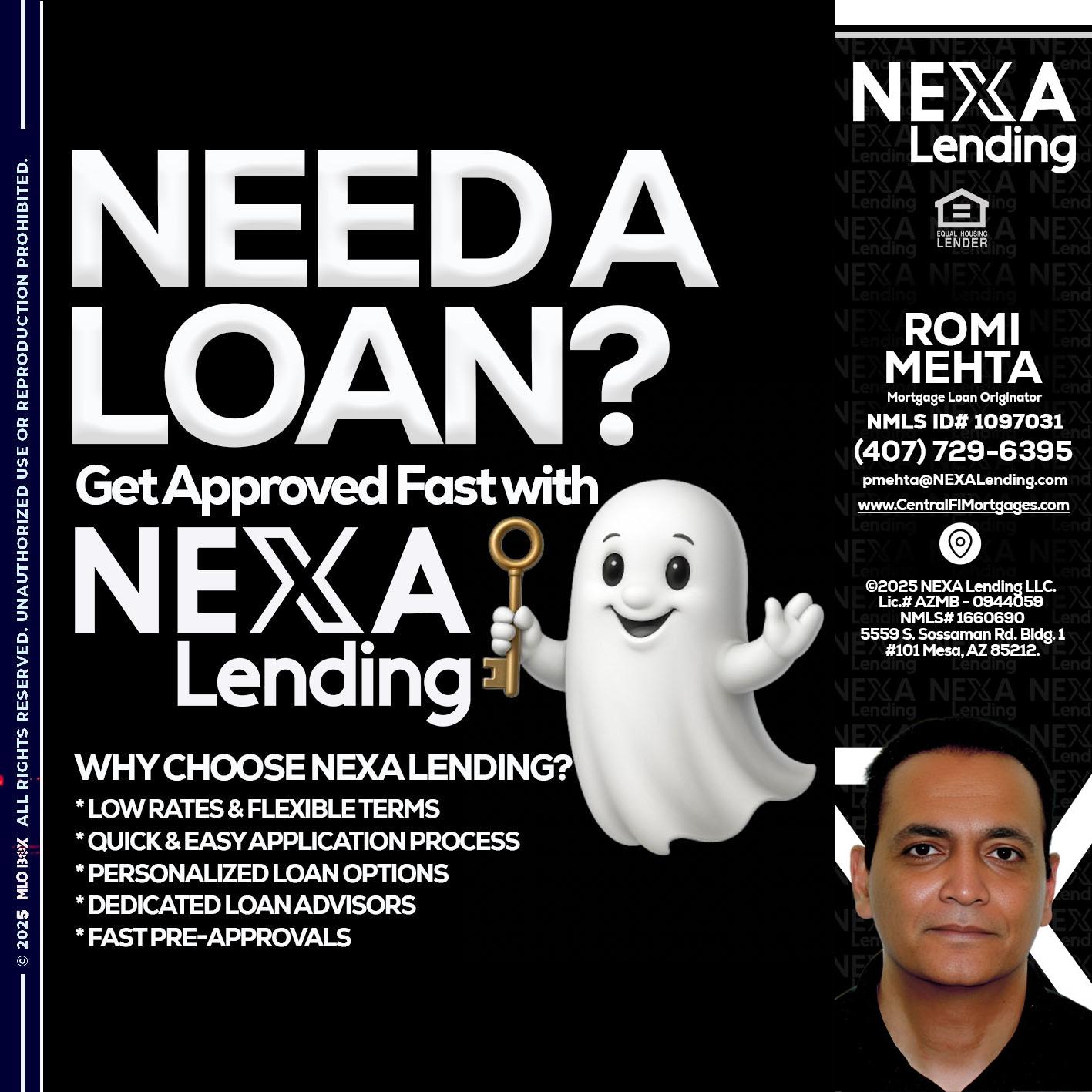 NEED A LOAN? - Romi Mehta -Mortgage Loan Originator