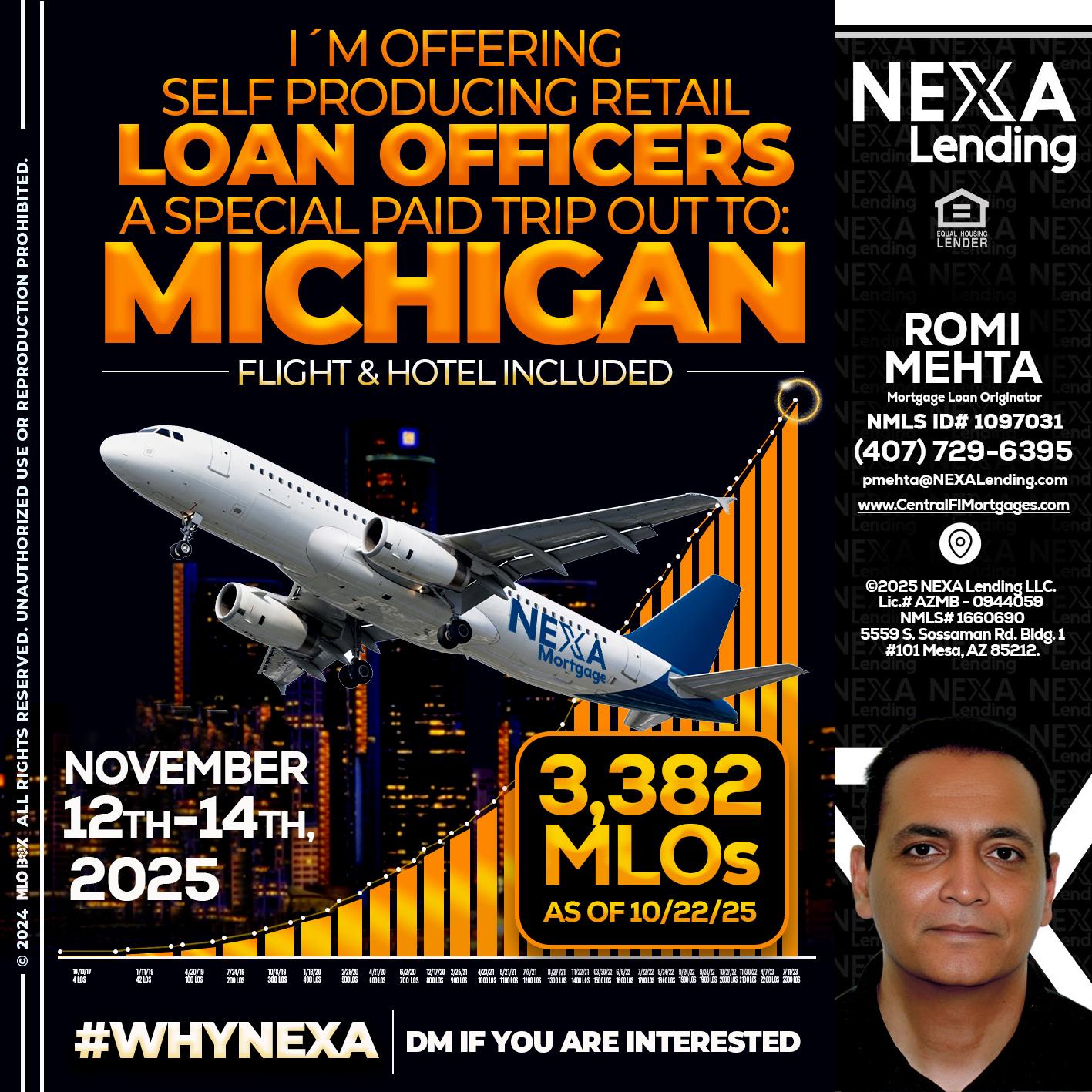 michigan trip - Romi Mehta -Mortgage Loan Originator