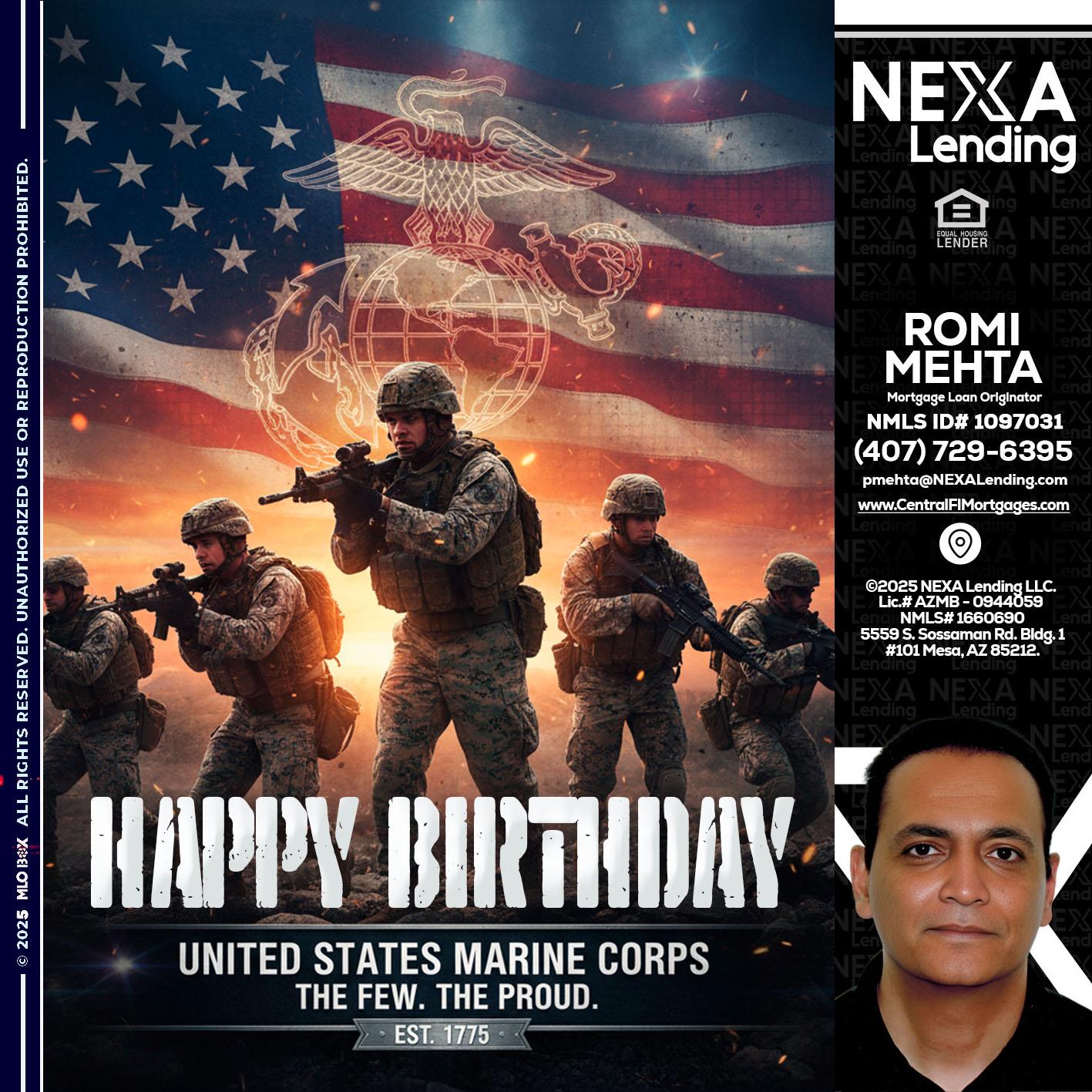 happy birthday - Romi Mehta -Mortgage Loan Originator