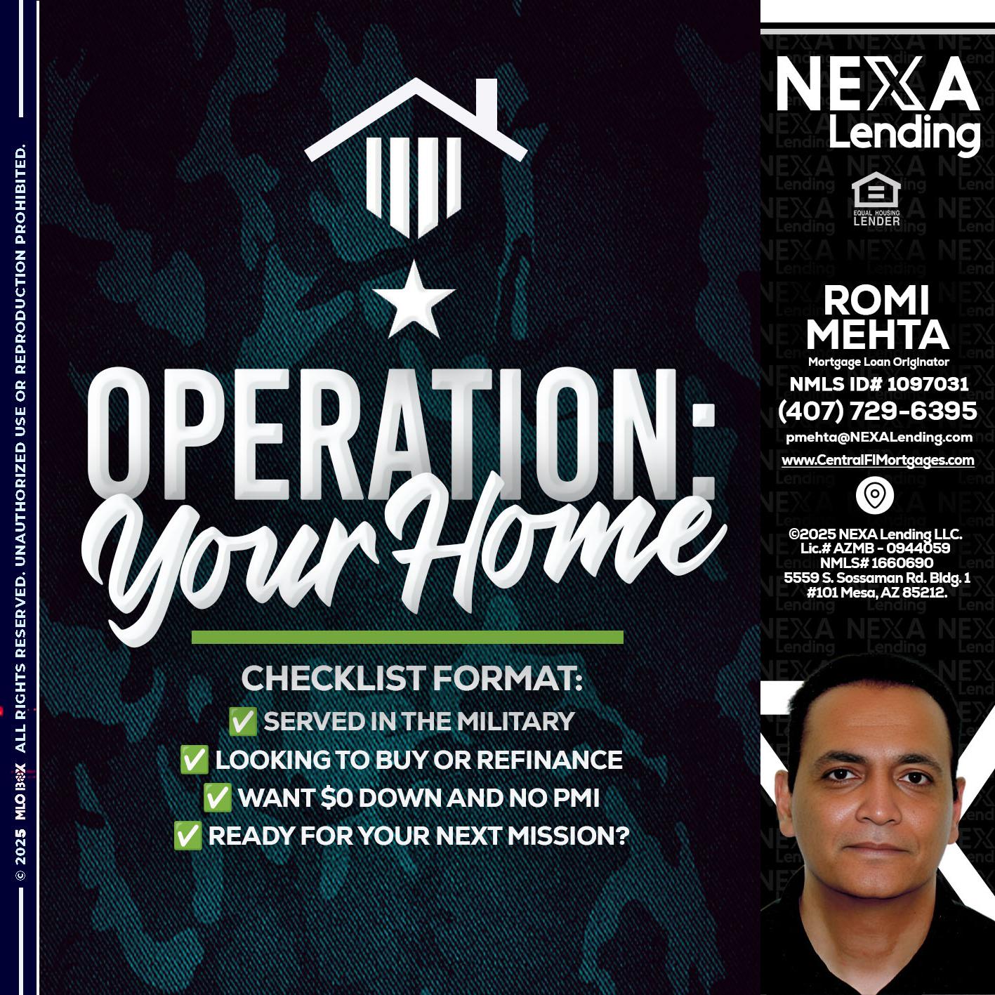 OPERATION YOUR HOME - Romi Mehta -Mortgage Loan Originator