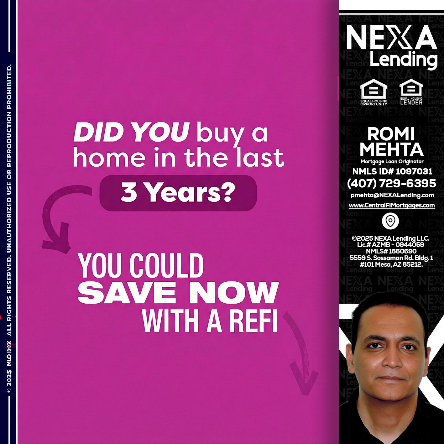 did you - Romi Mehta -Mortgage Loan Originator