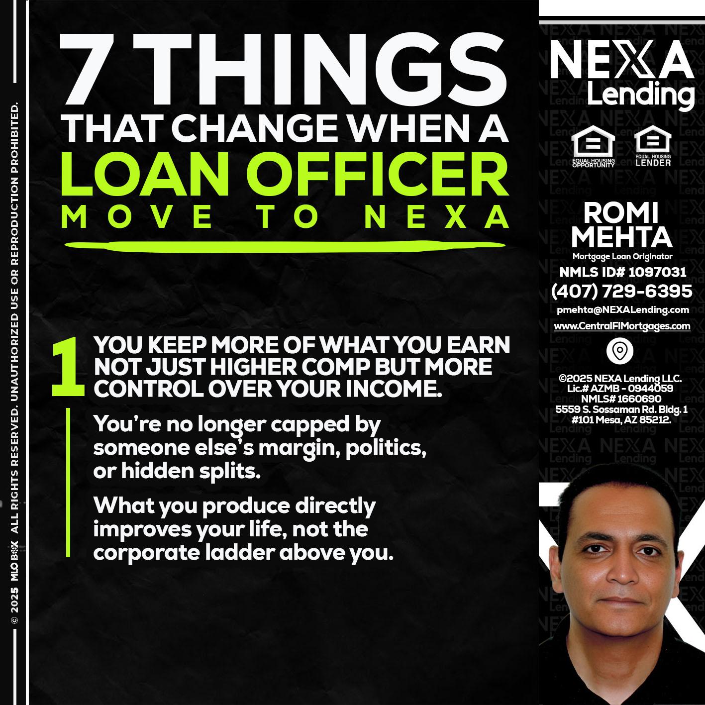 7 THINGS (1) - Romi Mehta -Mortgage Loan Originator