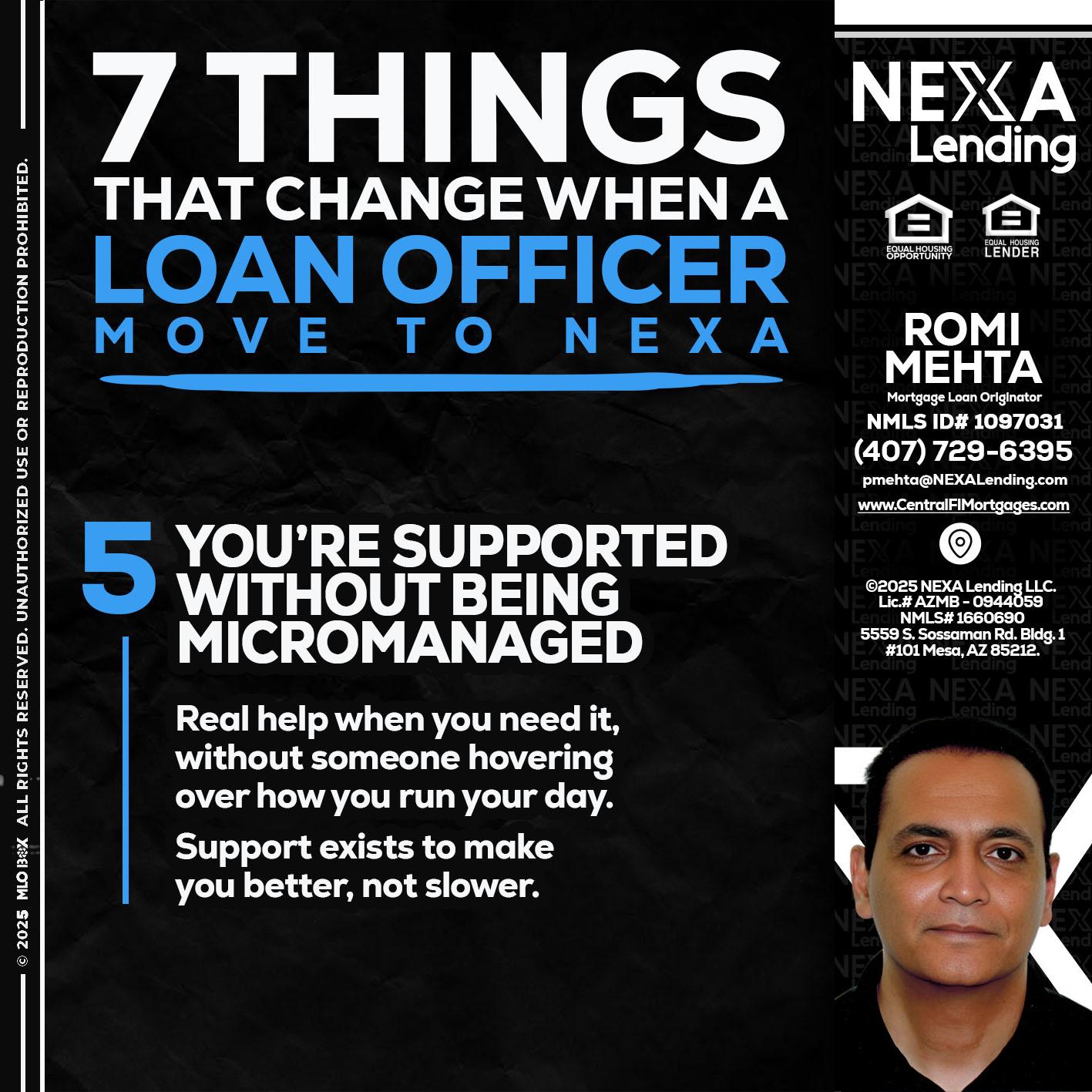 7 THINGS (5) - Romi Mehta -Mortgage Loan Originator