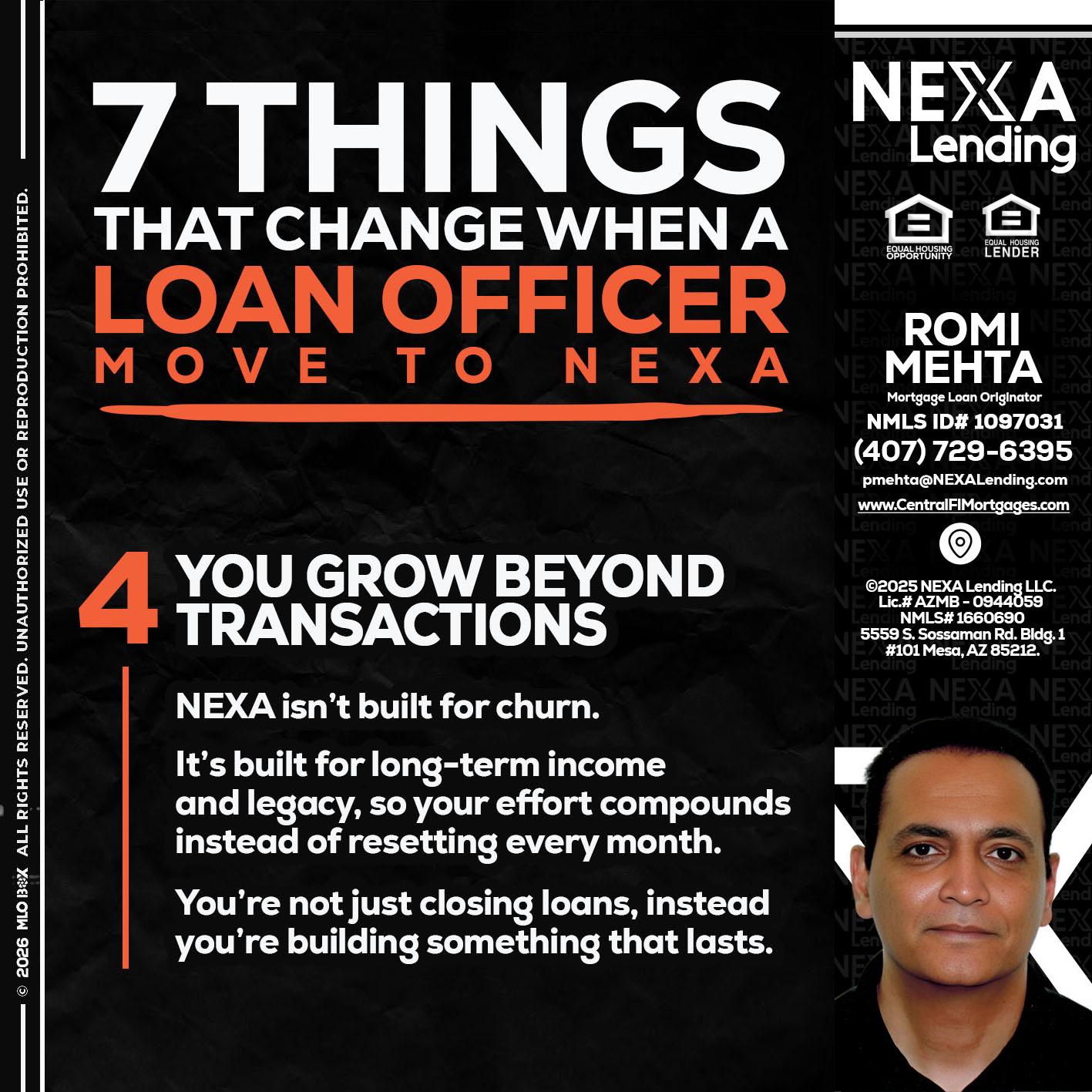7 THINGS (4) - Romi Mehta -Mortgage Loan Originator
