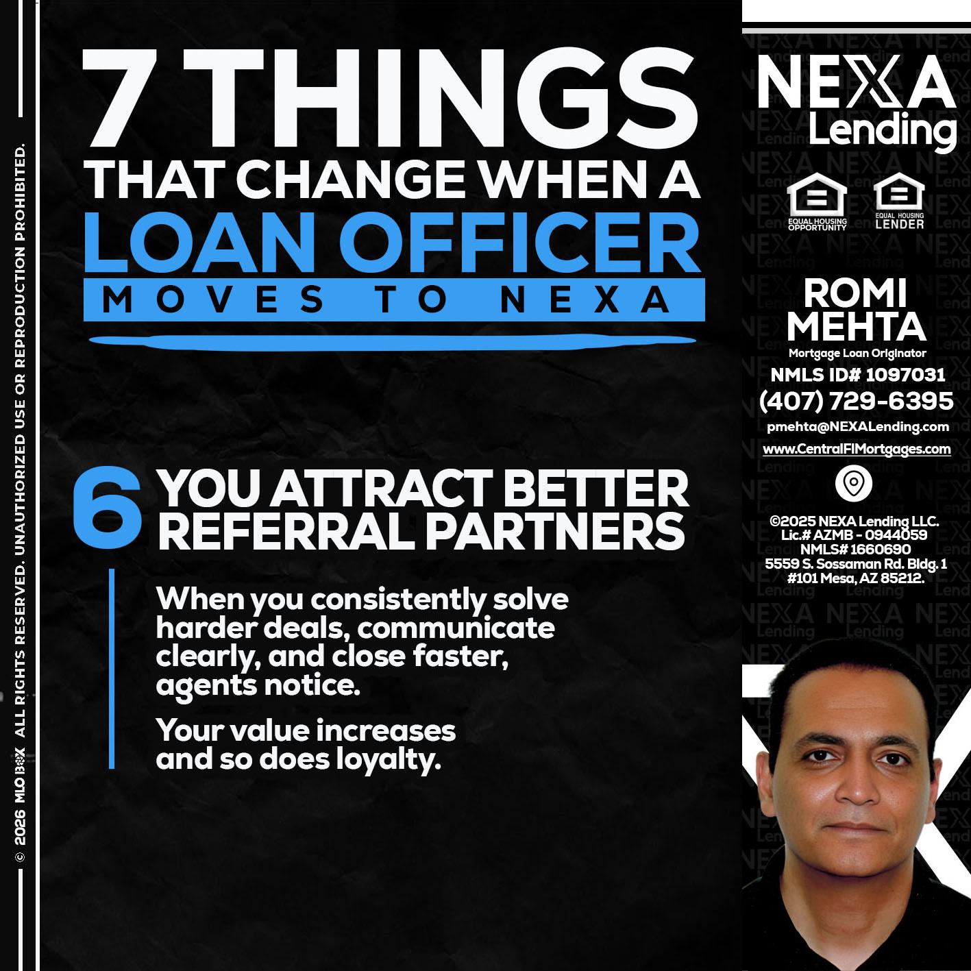 7 THINGS (6) - Romi Mehta -Mortgage Loan Originator