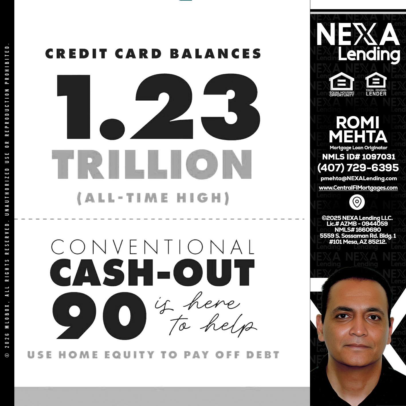 CREDIT CARD BALANCE - Romi Mehta -Mortgage Loan Originator