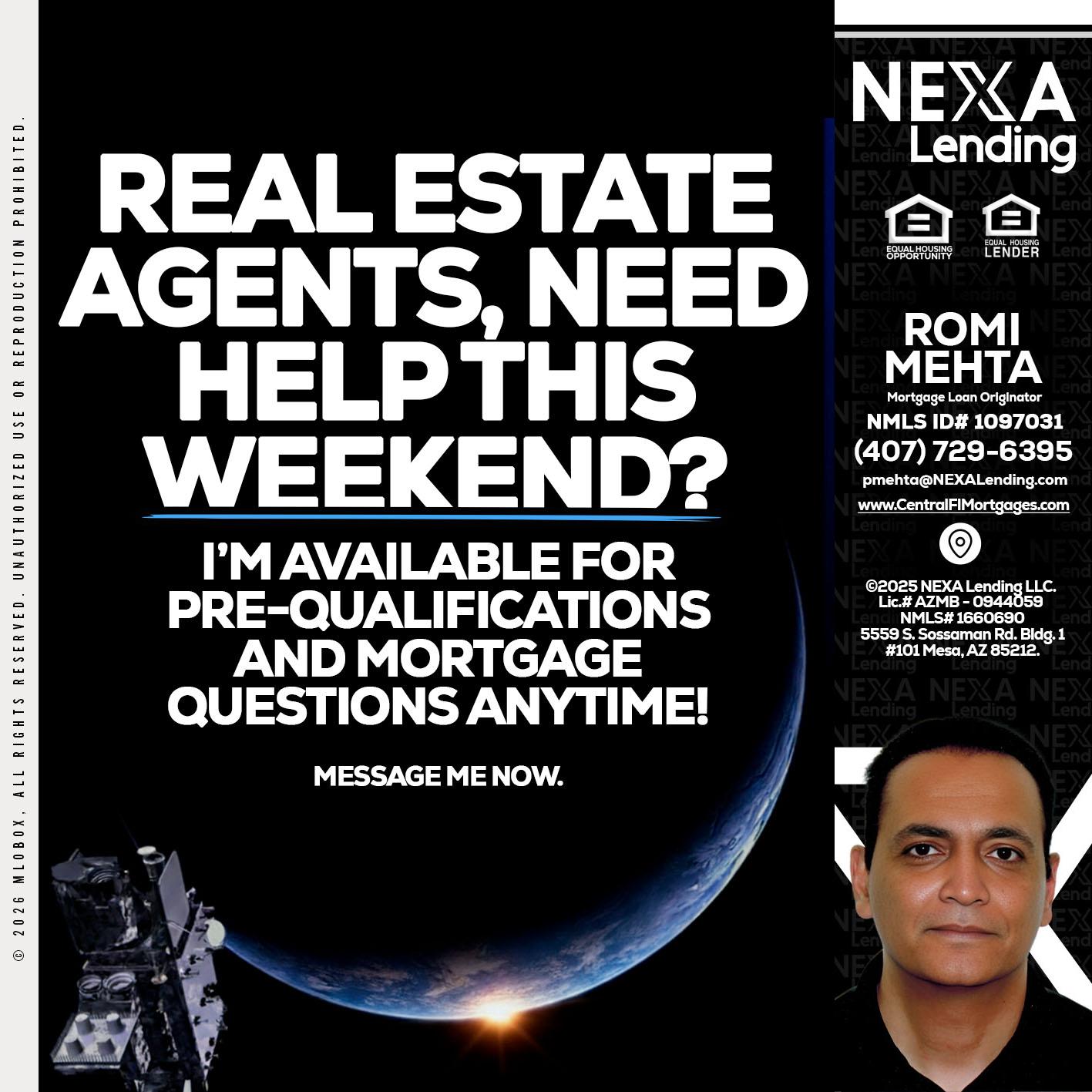 REAL ESTATE AGENTS - Romi Mehta -Mortgage Loan Originator