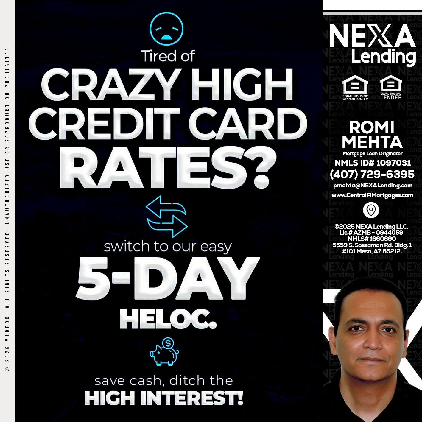 CRAZY HIGH - Romi Mehta -Mortgage Loan Originator