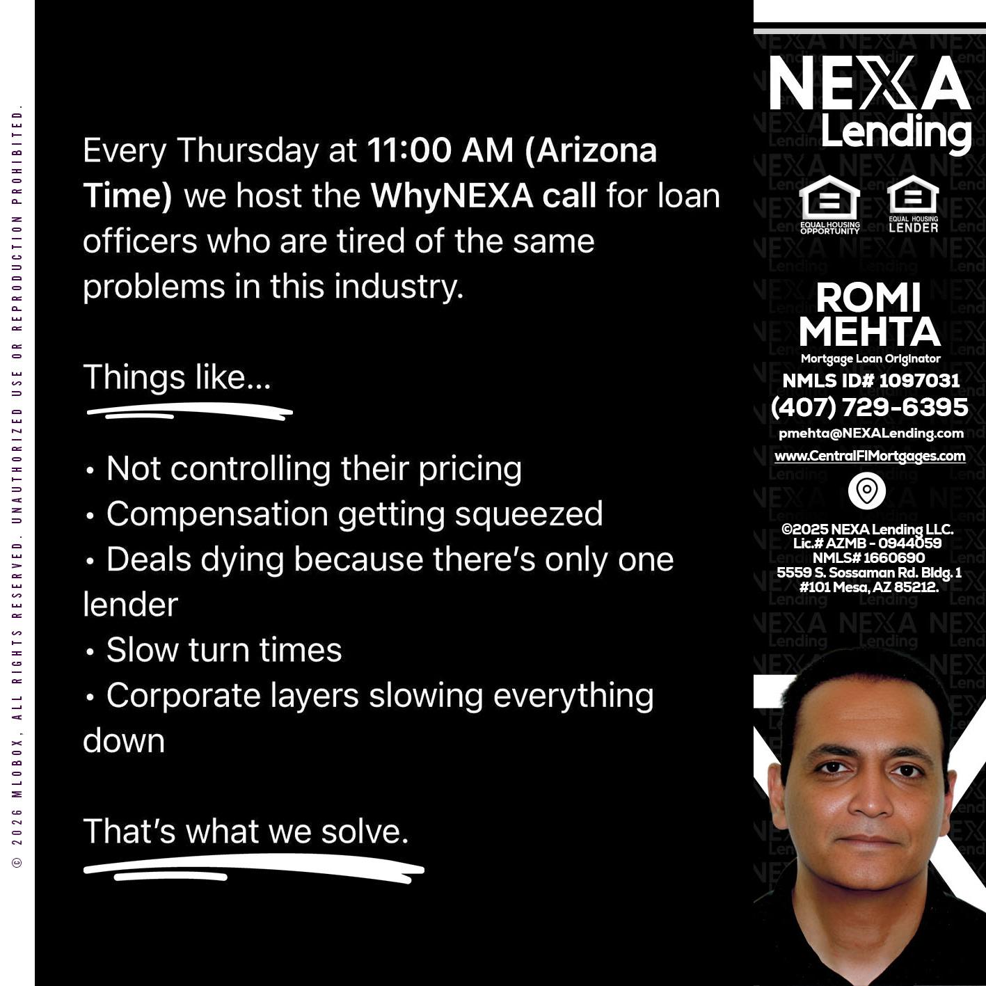 WHY NEXA - Romi Mehta -Mortgage Loan Originator