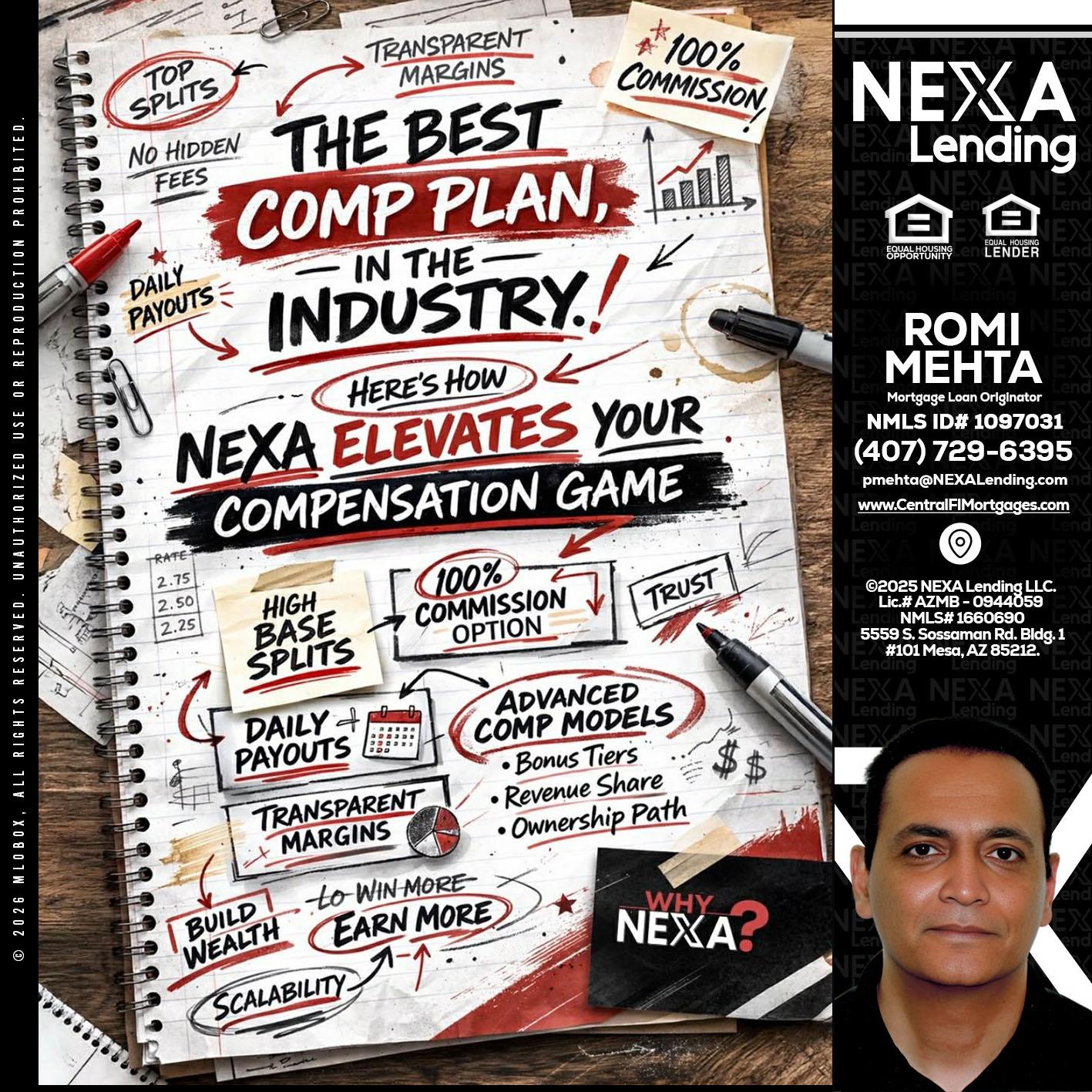 THE BEST COMP - Romi Mehta -Mortgage Loan Originator