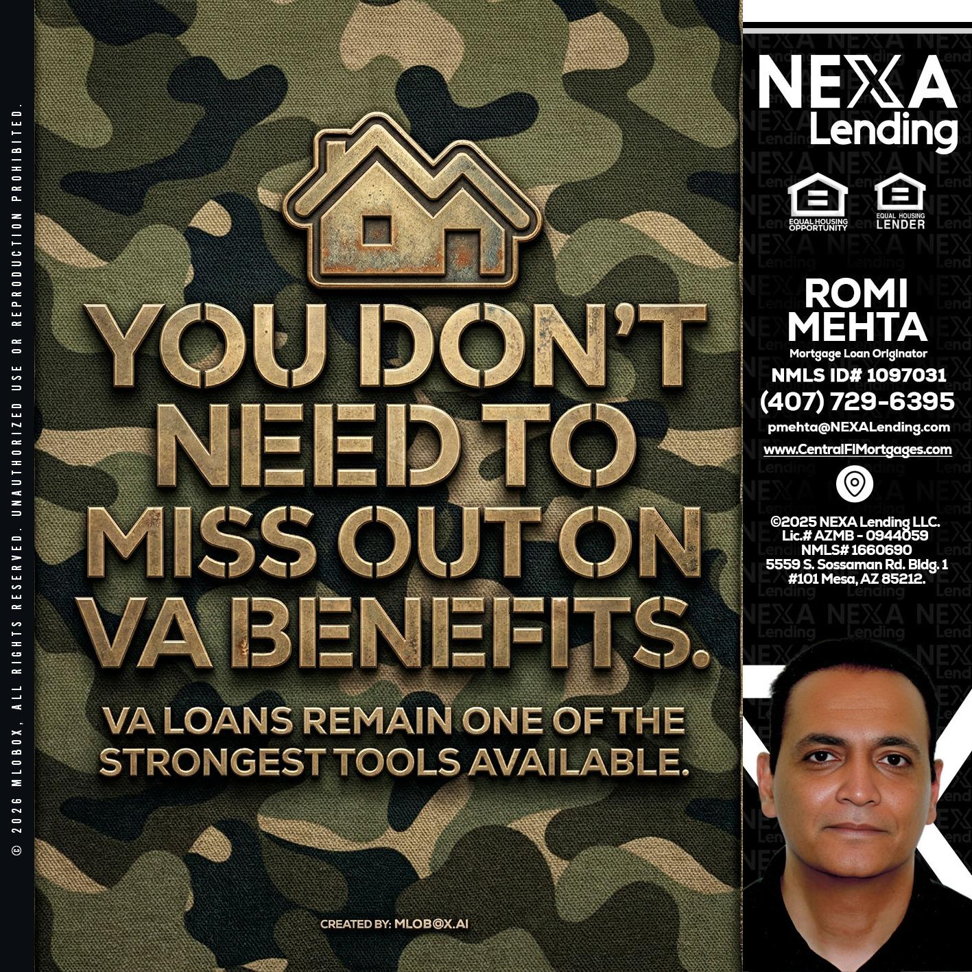 you don't need - Romi Mehta -Mortgage Loan Originator