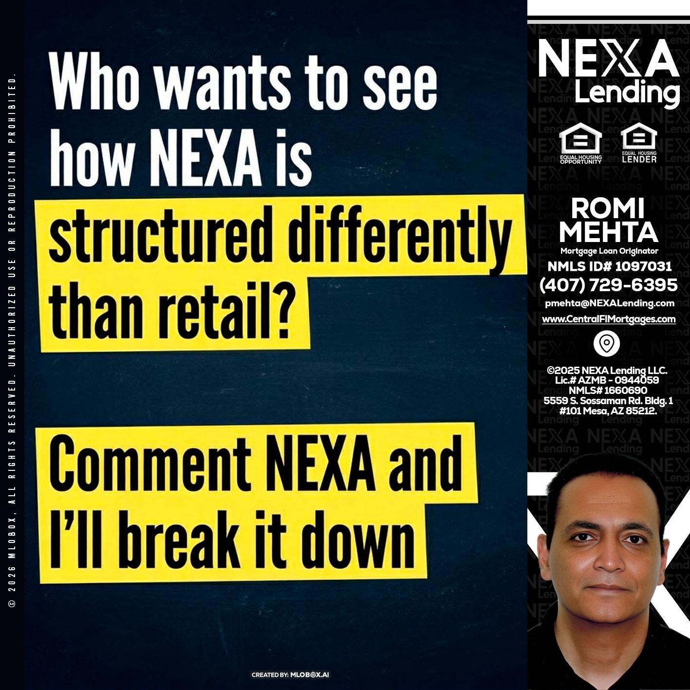 who want to see - Romi Mehta -Mortgage Loan Originator