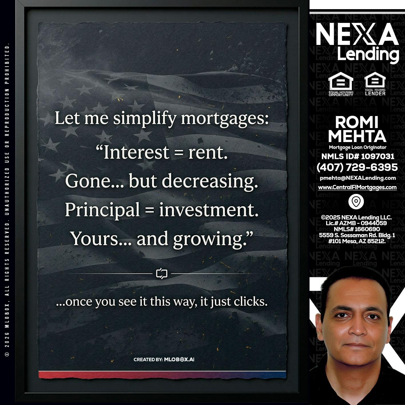 LET ME SIMPLIFY - Romi Mehta -Mortgage Loan Originator