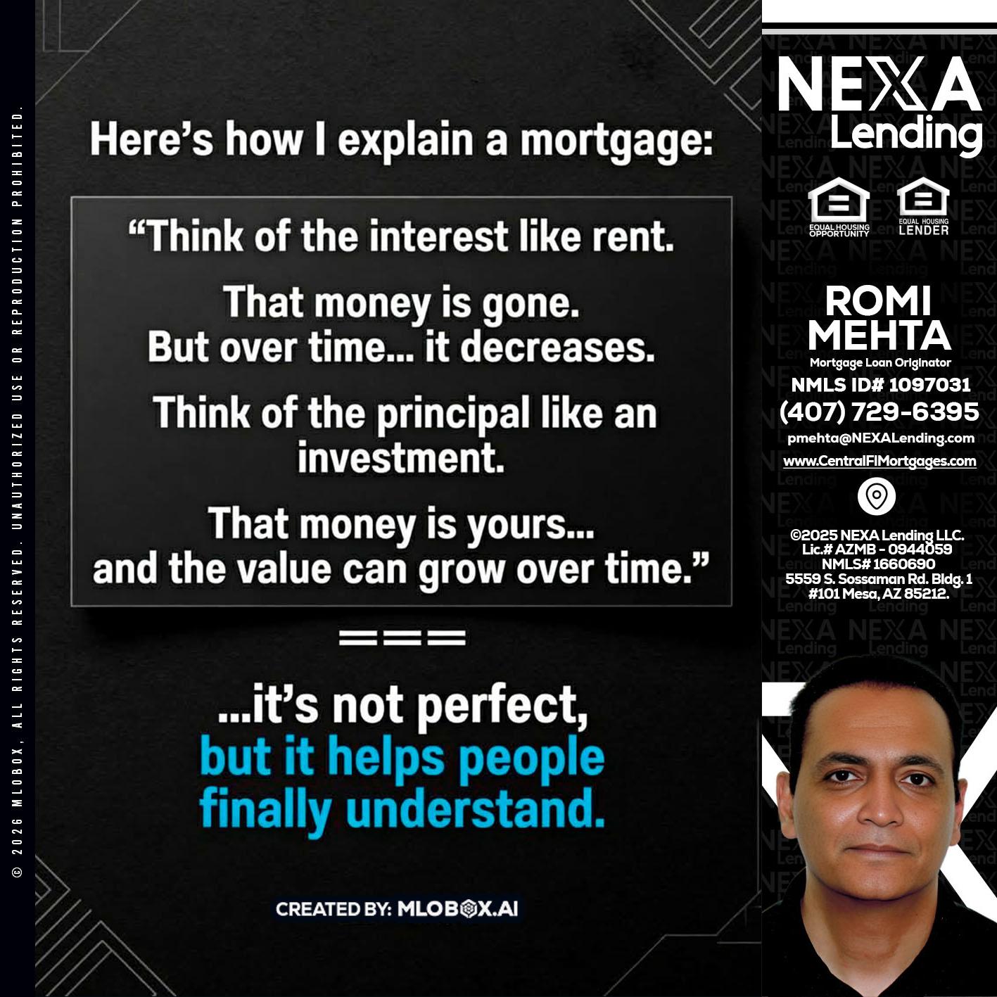 HERES NOW - Romi Mehta -Mortgage Loan Originator