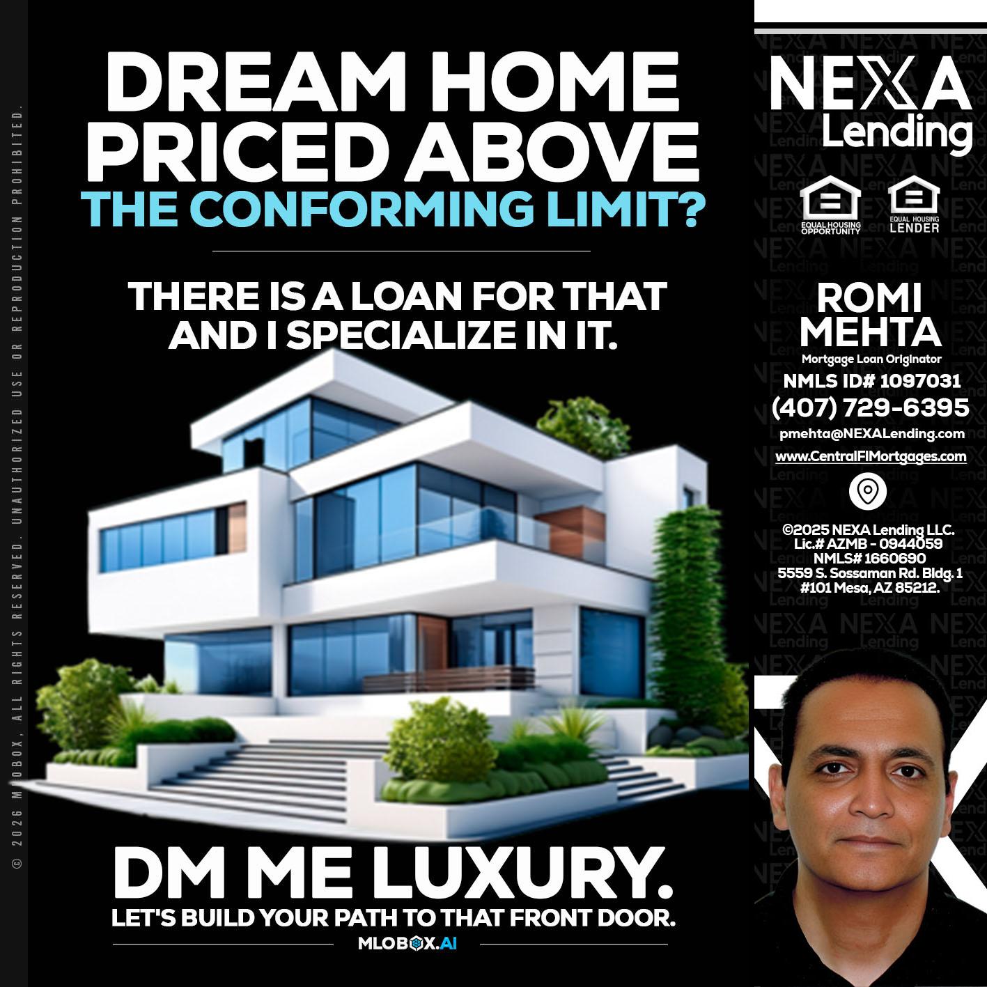 DREAM HOME - Romi Mehta -Mortgage Loan Originator