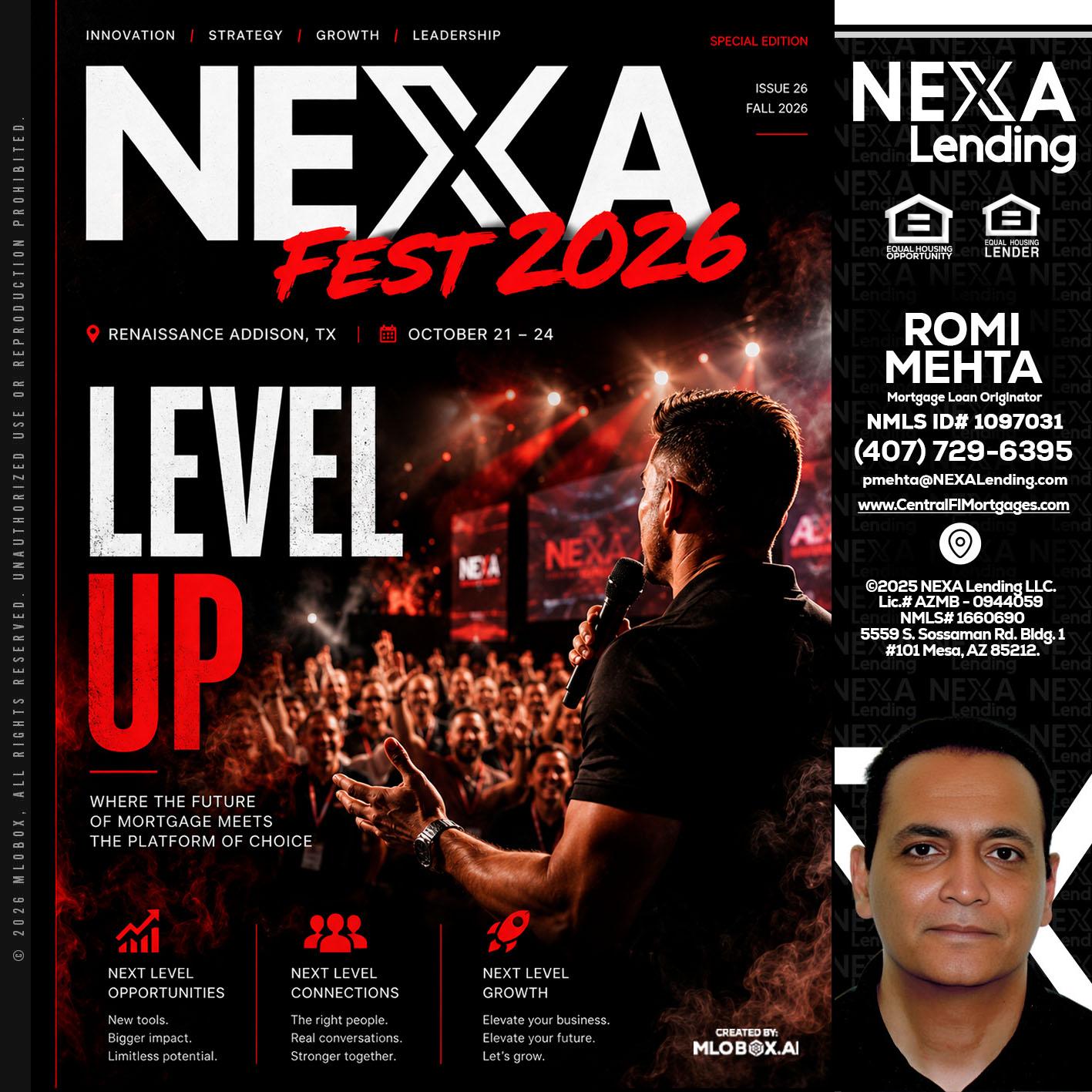 NEXA FEST 2026 - Romi Mehta -Mortgage Loan Originator