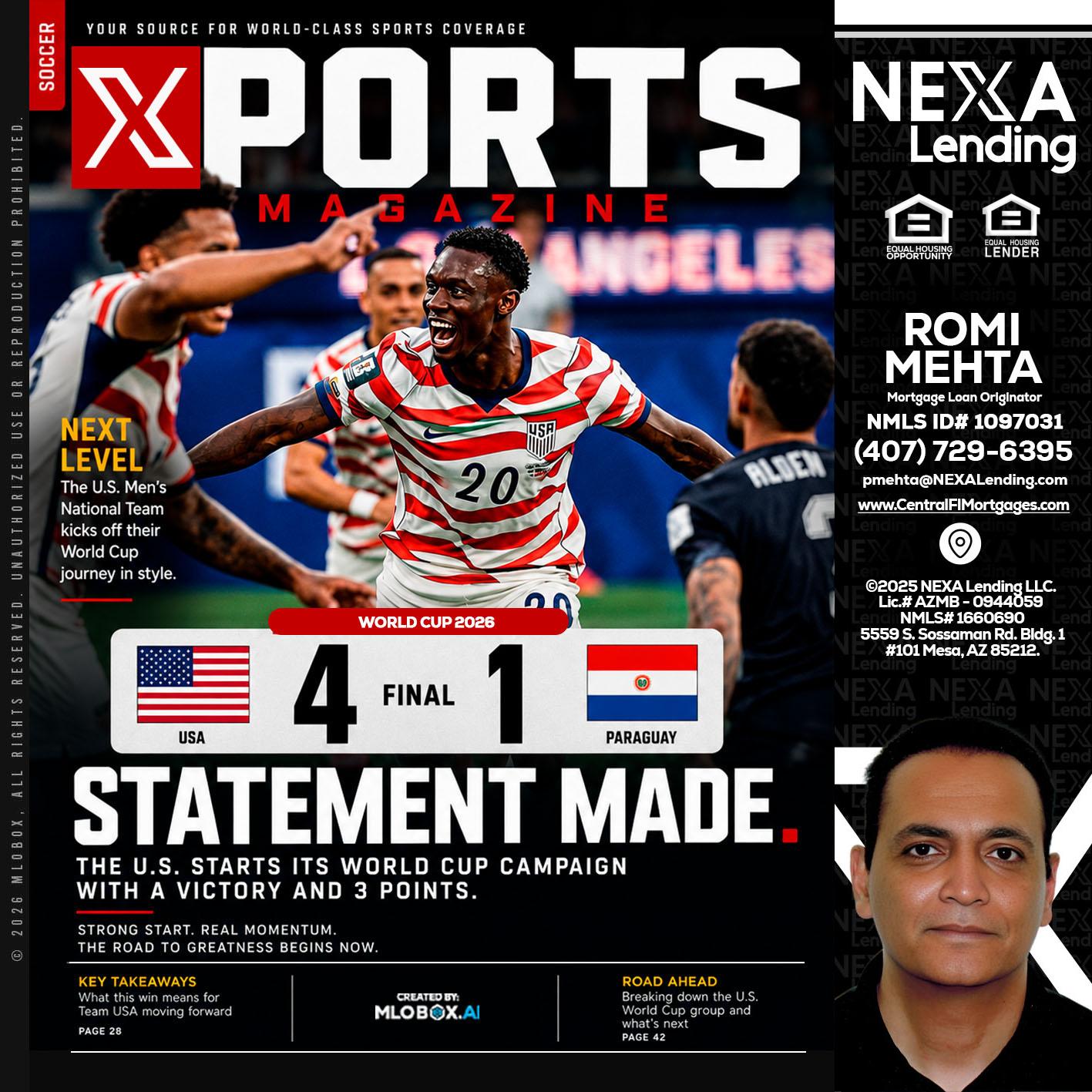 XPORTS - Romi Mehta -Mortgage Loan Originator
