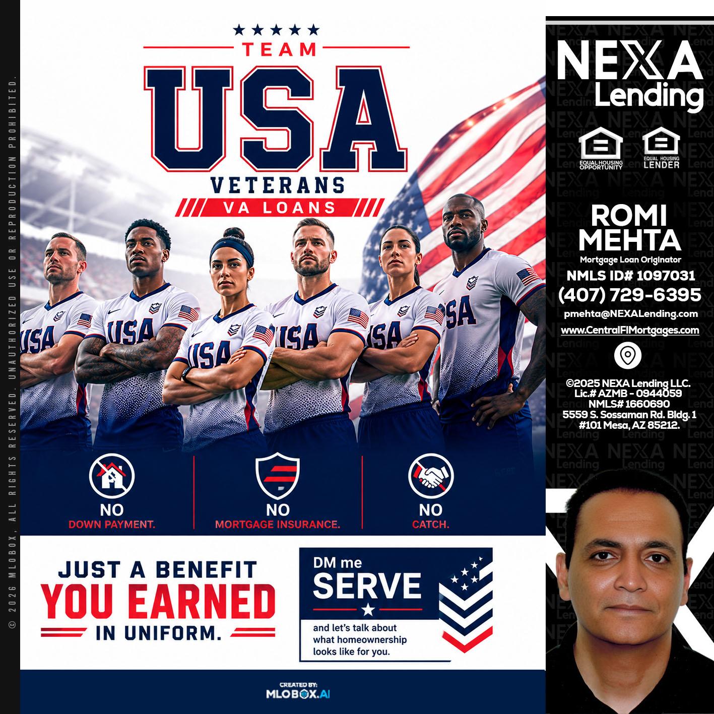 USA TEAM - Romi Mehta -Mortgage Loan Originator