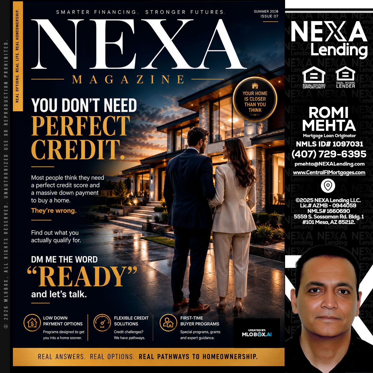 NEXA MAGAZINE - Romi Mehta -Mortgage Loan Originator