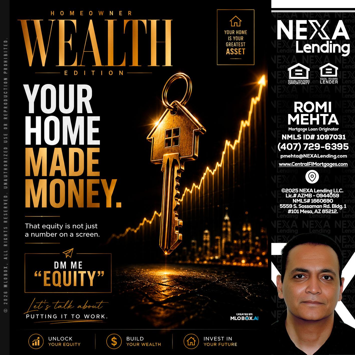 YOUR HOME MADE - Romi Mehta -Mortgage Loan Originator