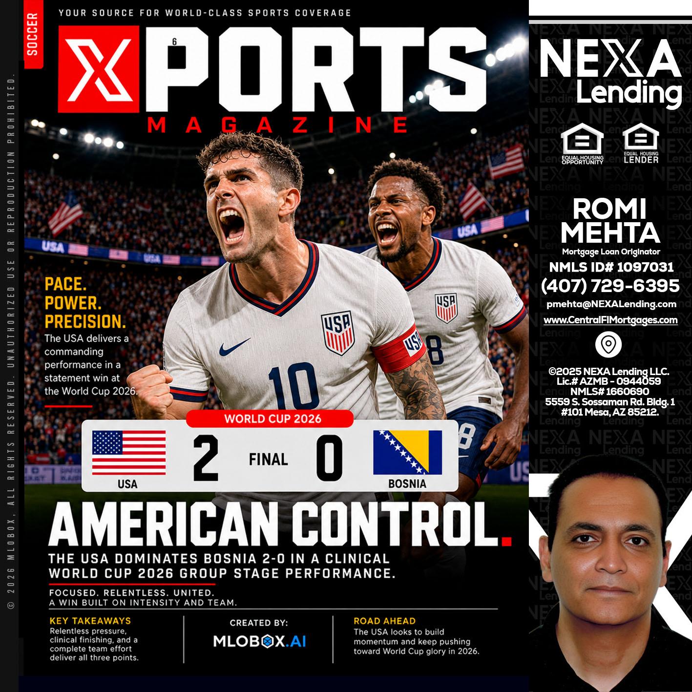 AMERICAN CONTROL - Romi Mehta -Mortgage Loan Originator