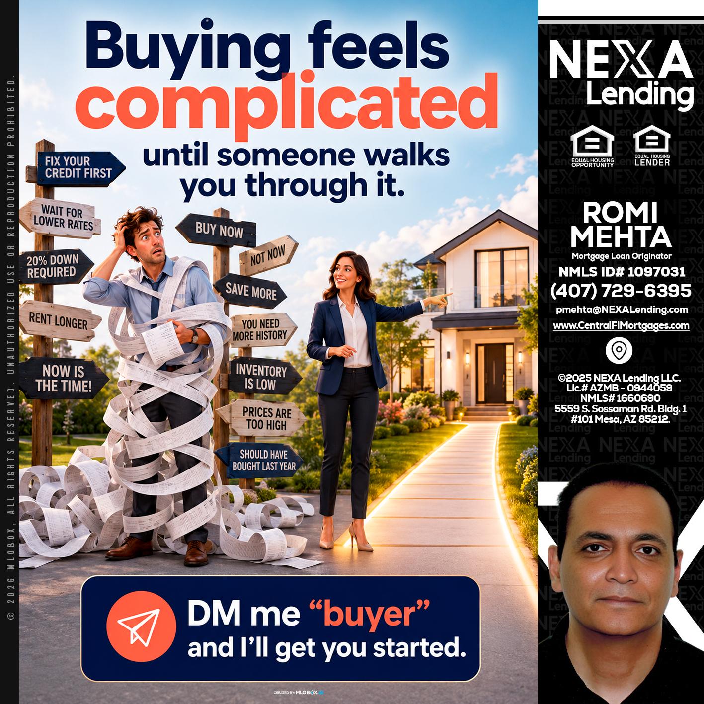 buying feels - Romi Mehta -Mortgage Loan Originator