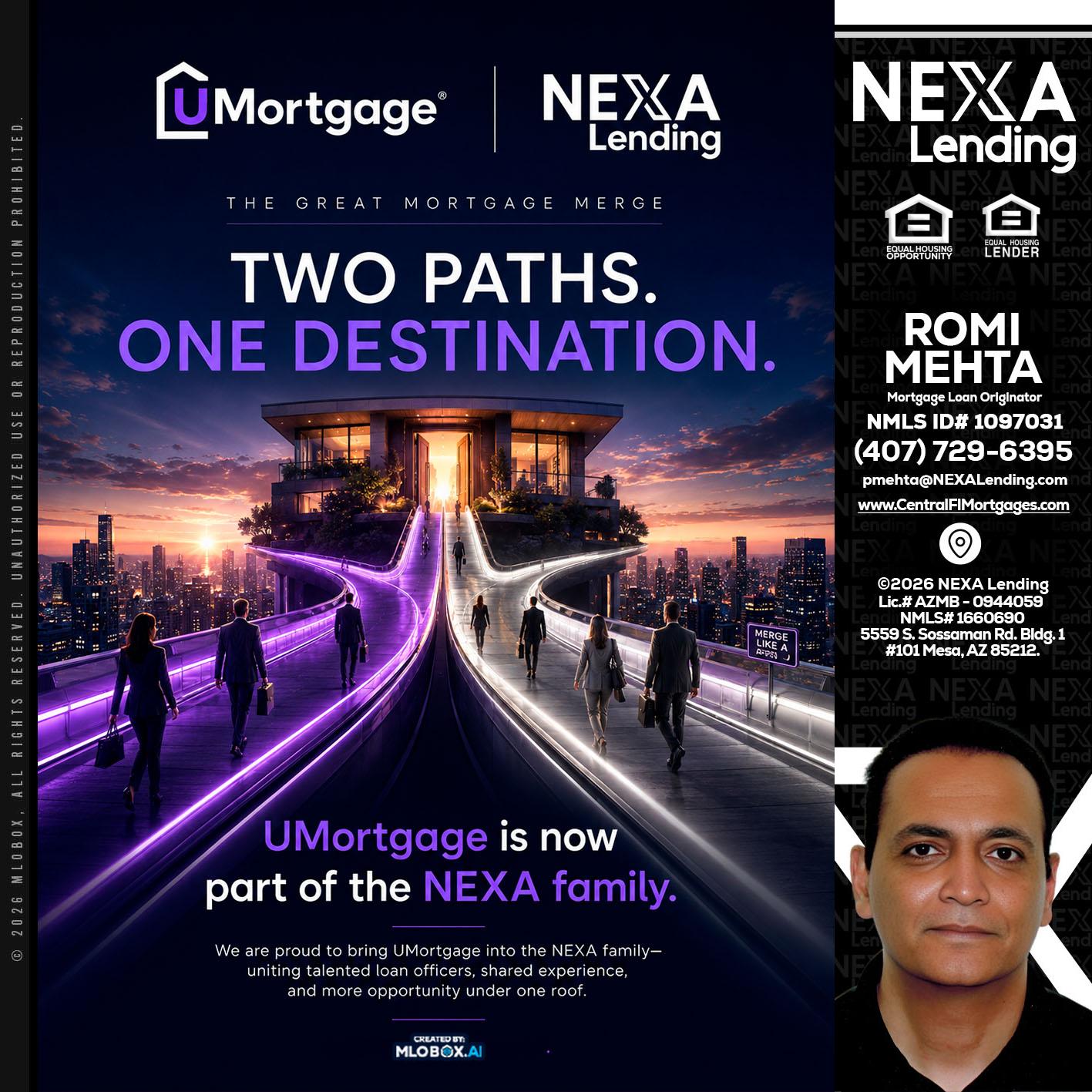 two path - Romi Mehta -Mortgage Loan Originator