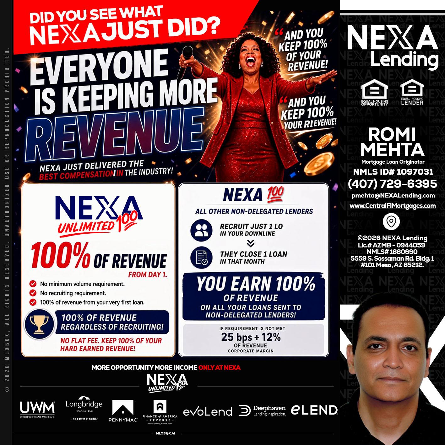 EVERYONE IS KEEPING - Romi Mehta -Mortgage Loan Originator