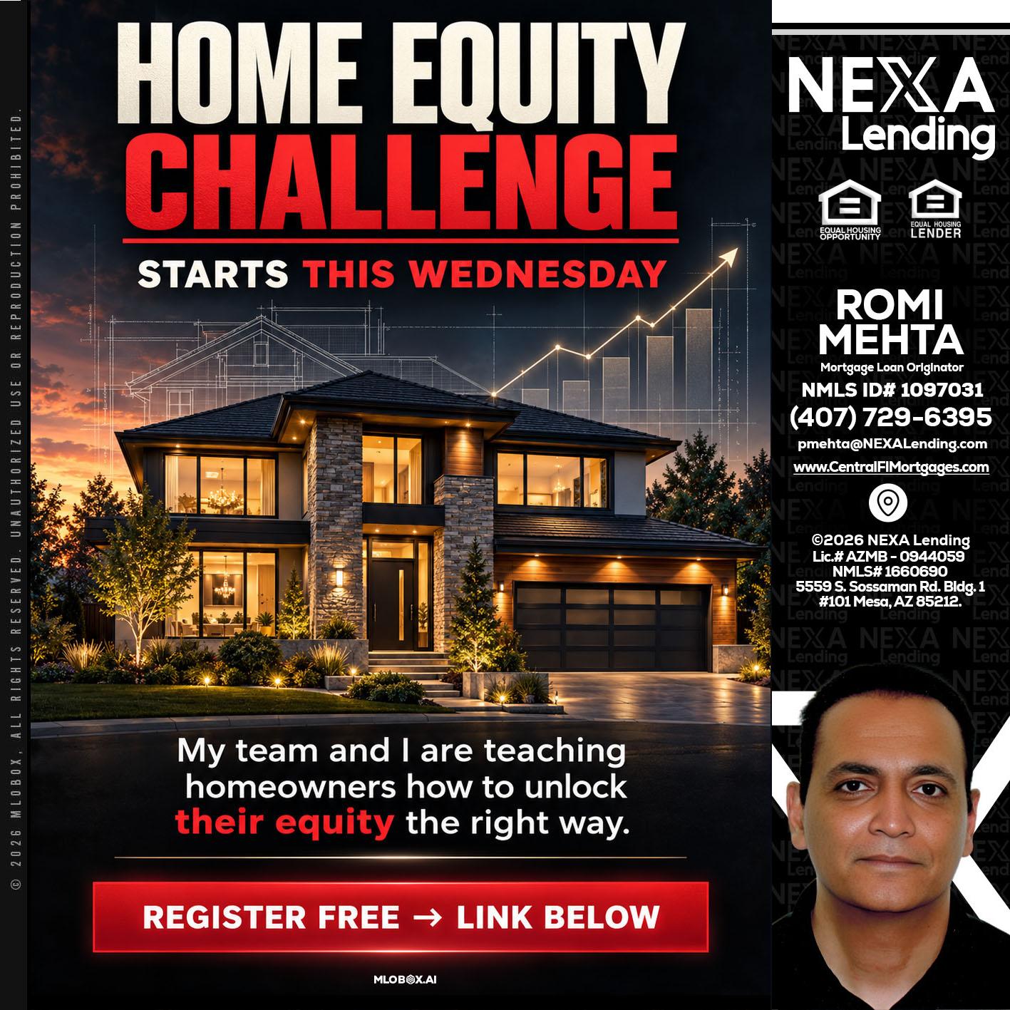 HOME EQUITY - Romi Mehta -Mortgage Loan Originator