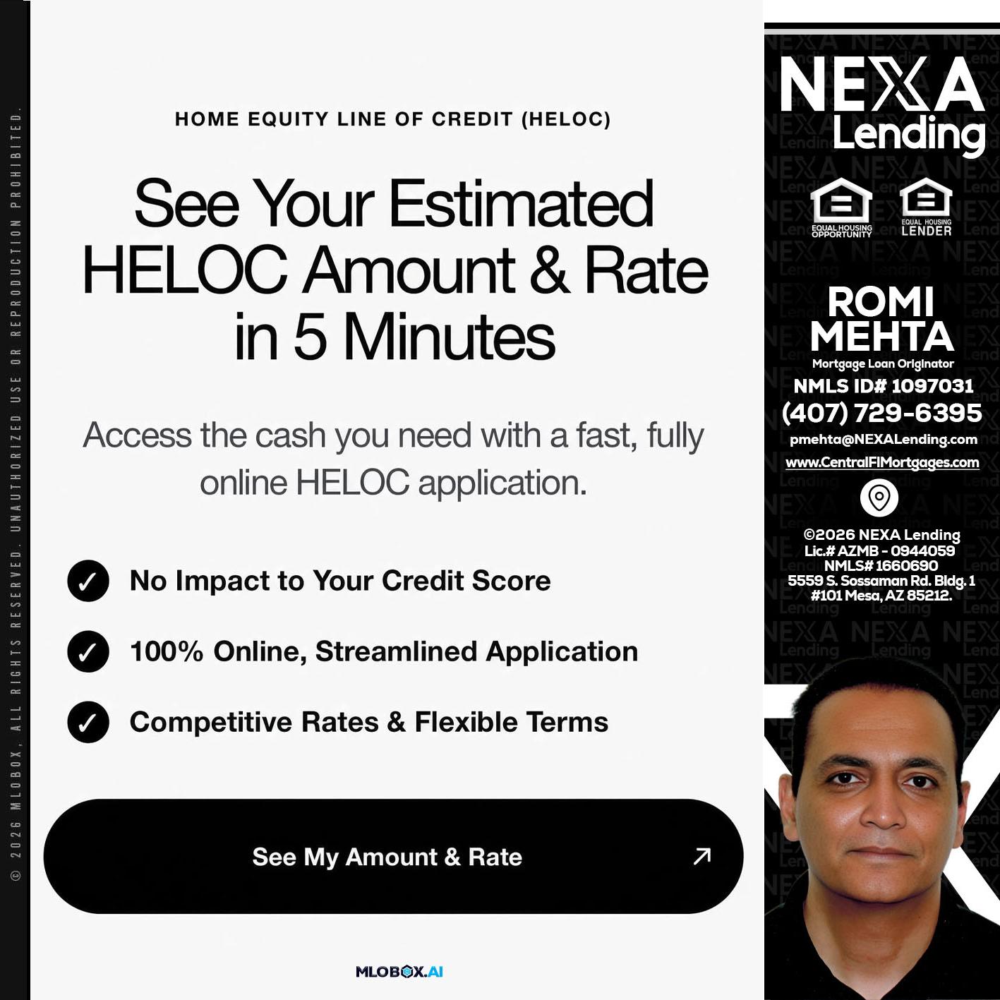 HELOC - Romi Mehta -Mortgage Loan Originator