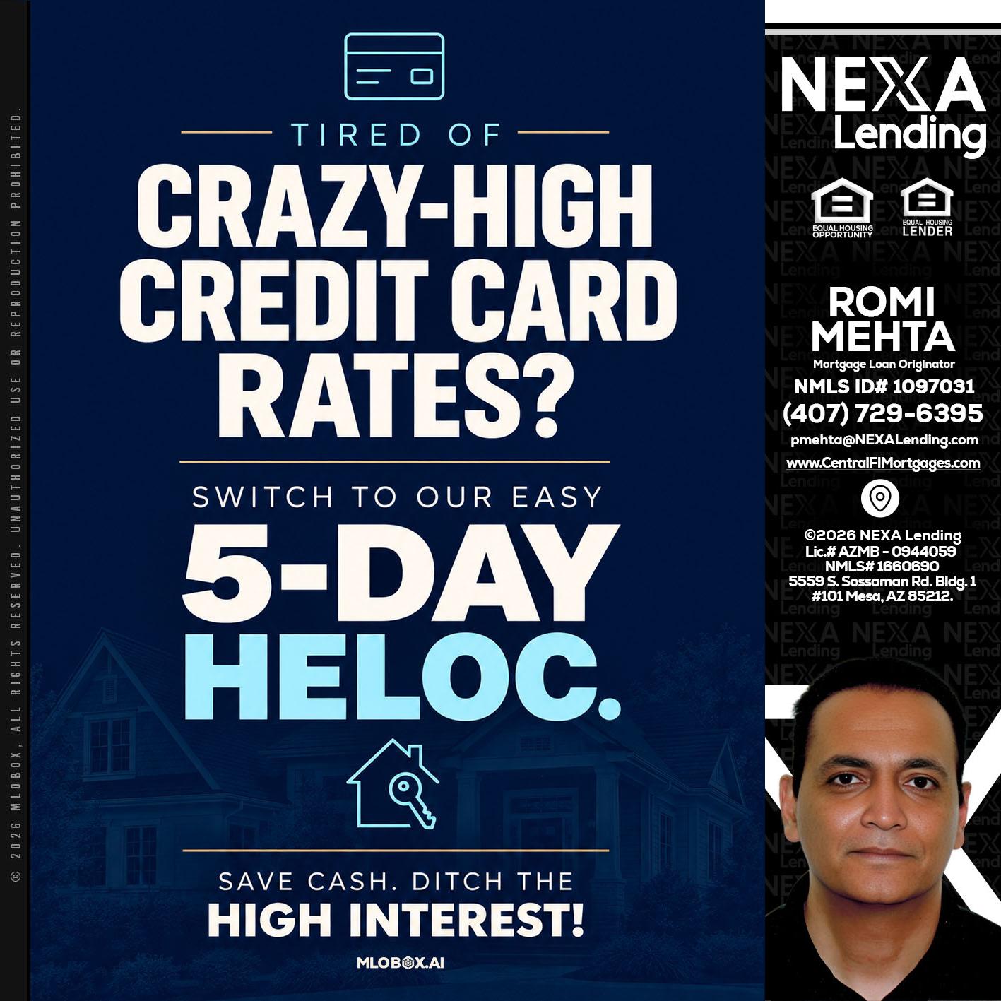 crazy high - Romi Mehta -Mortgage Loan Originator
