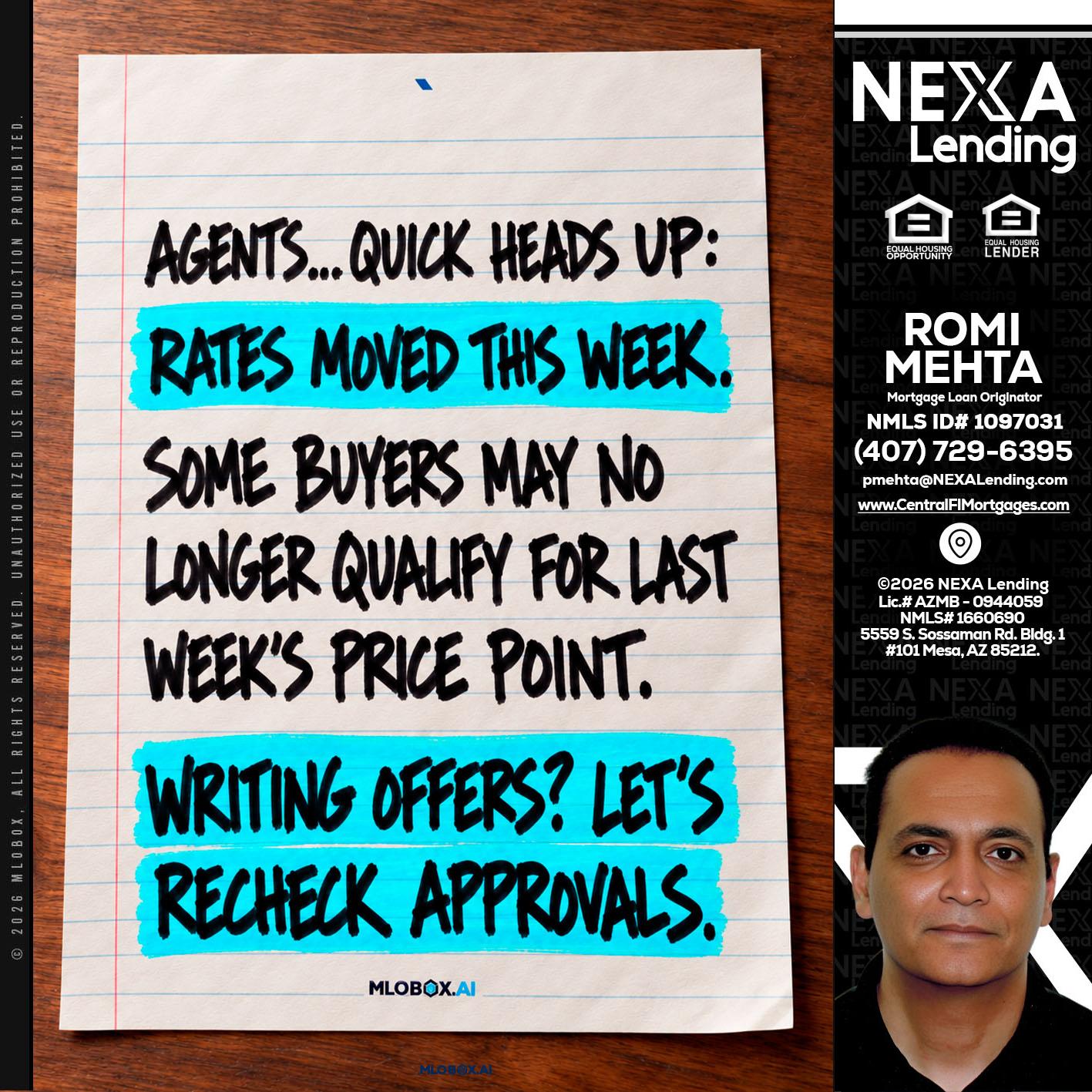AGENTS - Romi Mehta -Mortgage Loan Originator