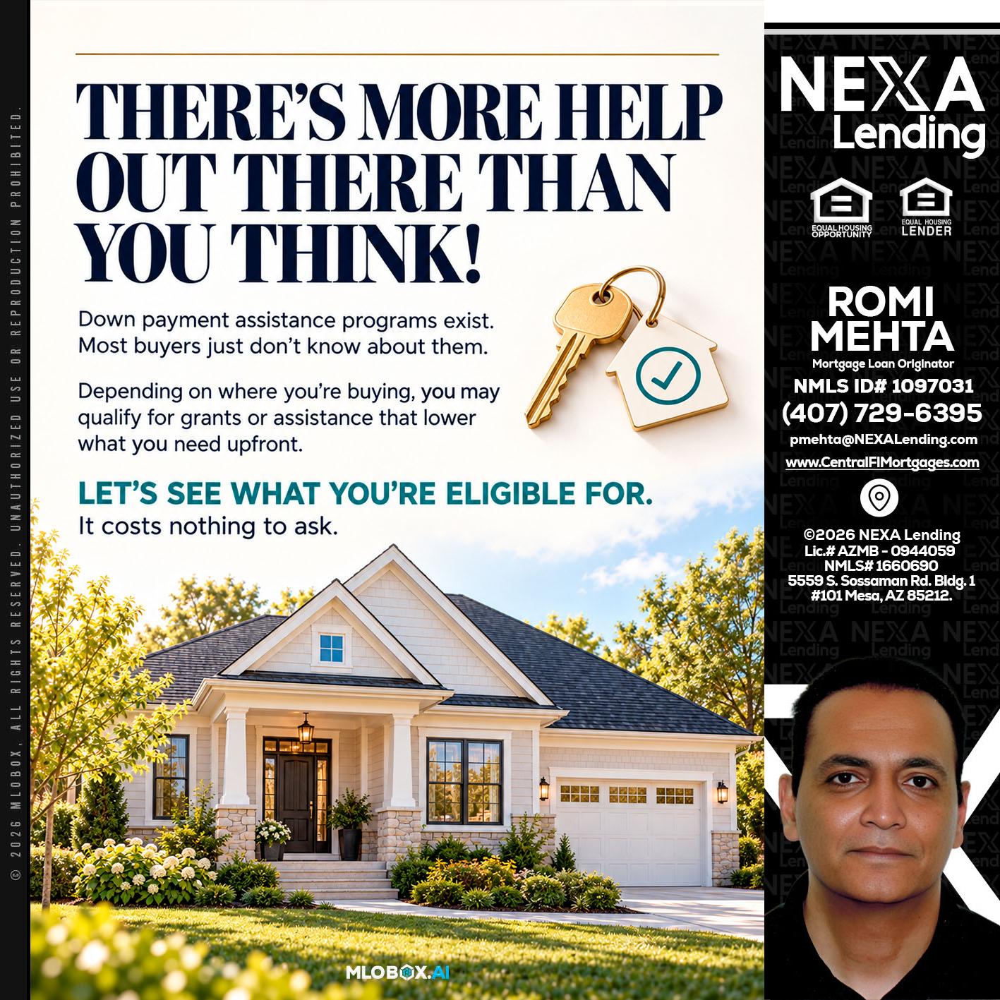 THERES MORE - Romi Mehta -Mortgage Loan Originator